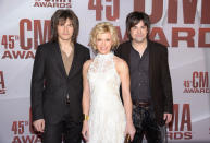 The Band Perry is ready for the big night. (Photo by Michael Loccisano/Getty Images)