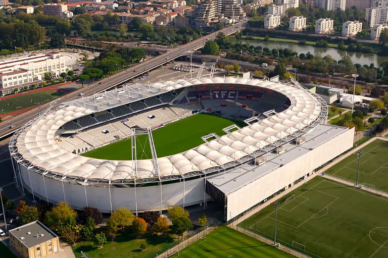 Otro estadio por el que pasó el seleccionado nacional de fútbol en el '98: el Municipal de Toulouse, donde Gabriel Batistuta consiguió el gol del inicial 1-0 sobre Japón.