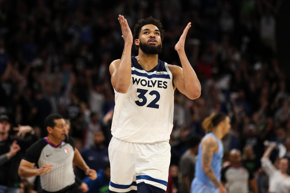 Karl-Anthony Towns led the Minnesota Timberwolves their first playoff appearance in four years this past season. (David Berding/Getty Images)