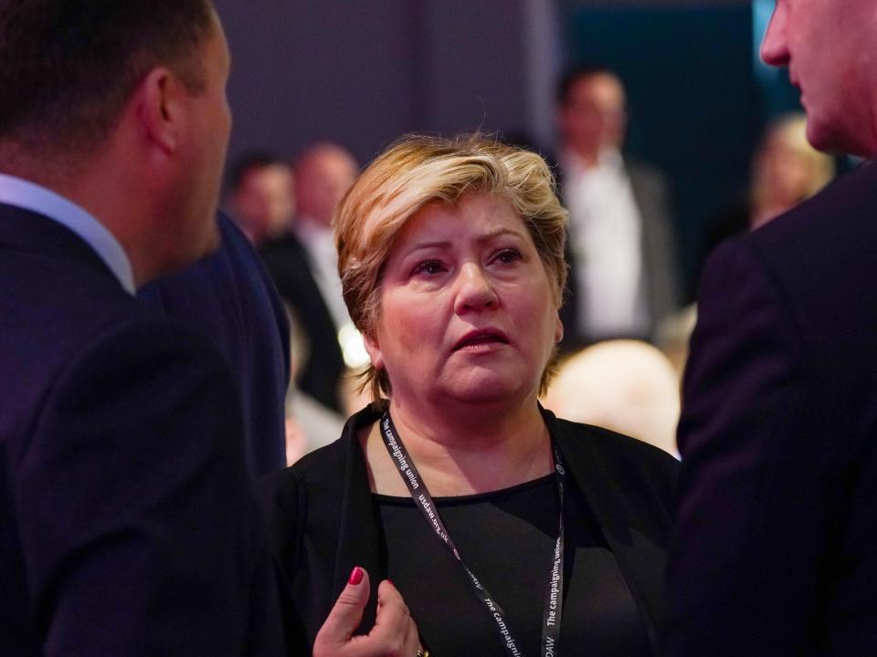 Emily Thornberry, the shadow attorney general, at the Labour Party conference (Getty Images)