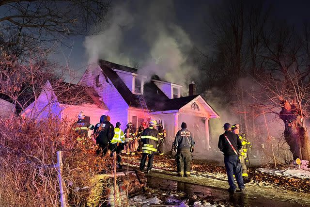 <p>Ferguson Police Department</p> Fatal house fire in Ferguson, Missouri on Feb. 19.