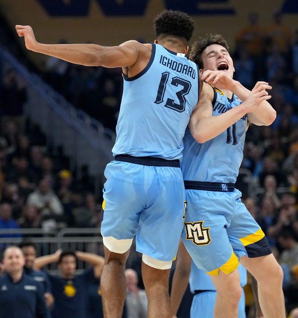 Marquette's Oso Ighodaro and Tyler Kolek are training for the NBA draft.
