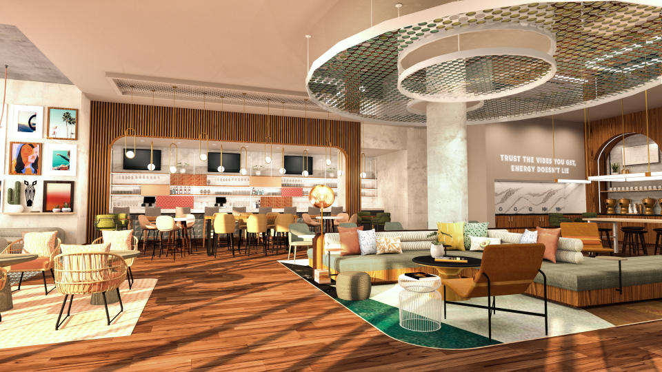 Renderings of Tempo by Hilton.