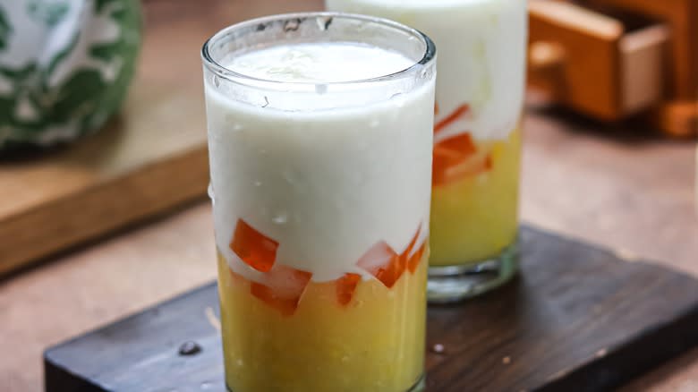 Traditional vietnamese corn milk