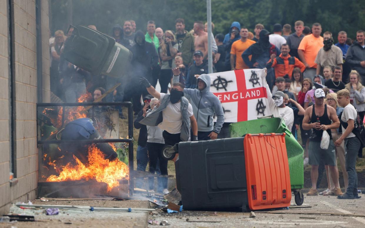 Riots broke out in places including Rotherham following the death of three girls in Southport