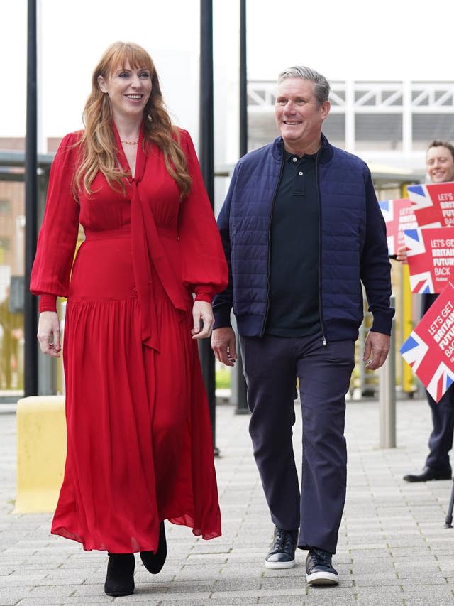 Angela Rayner and Keir Starmer