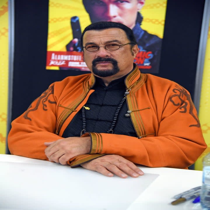 Closeup of Steven Seagal