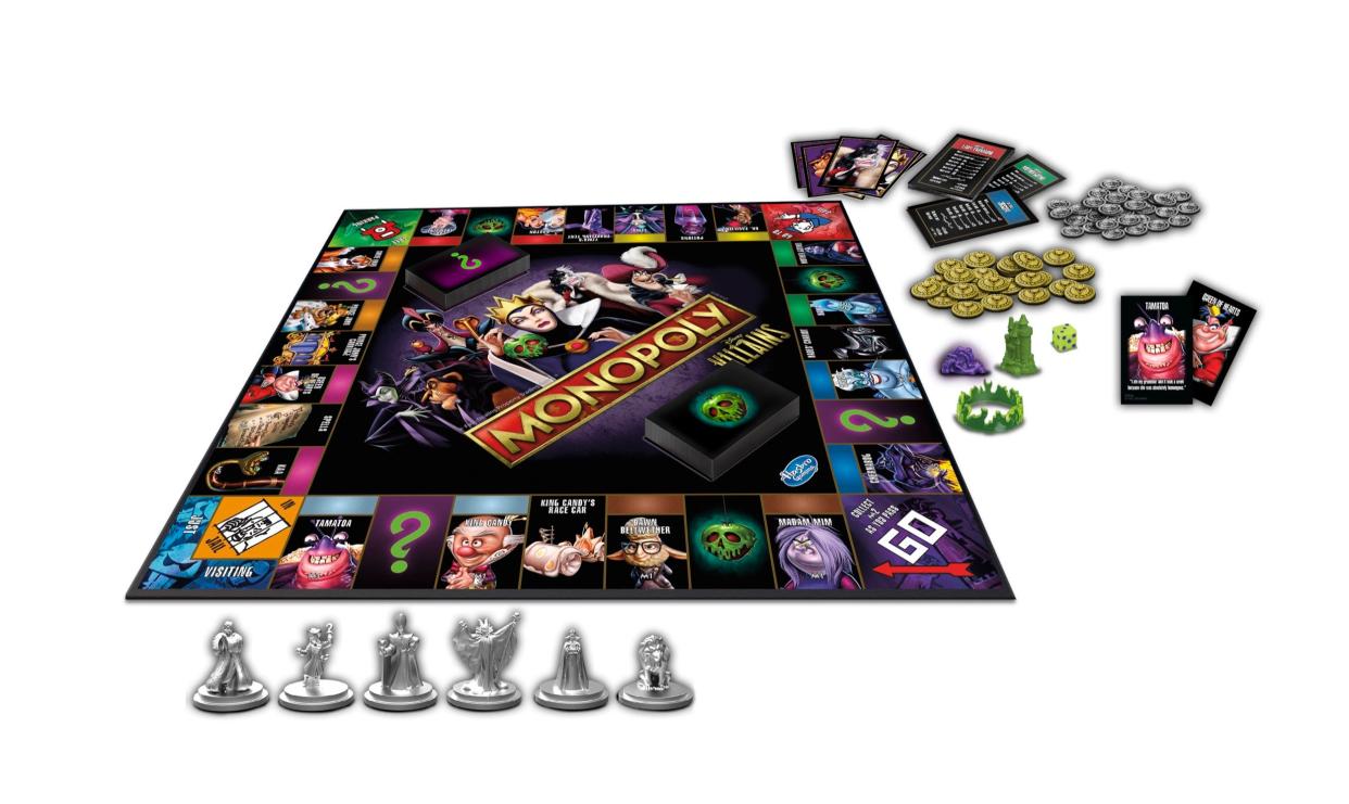 monopoly disney villains board