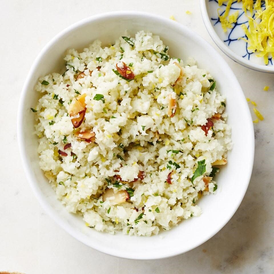 Riced Cauliflower &amp; Sweet Potato