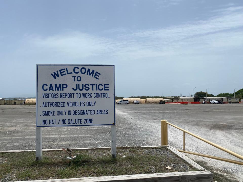 Camp Justice on Guantánamo Bay Naval Base, Cuba, where military trials of terror suspects take place (Richard Hall/The Independent)