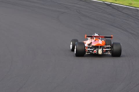 A race car tackles Silverstone - Credit: GETTY