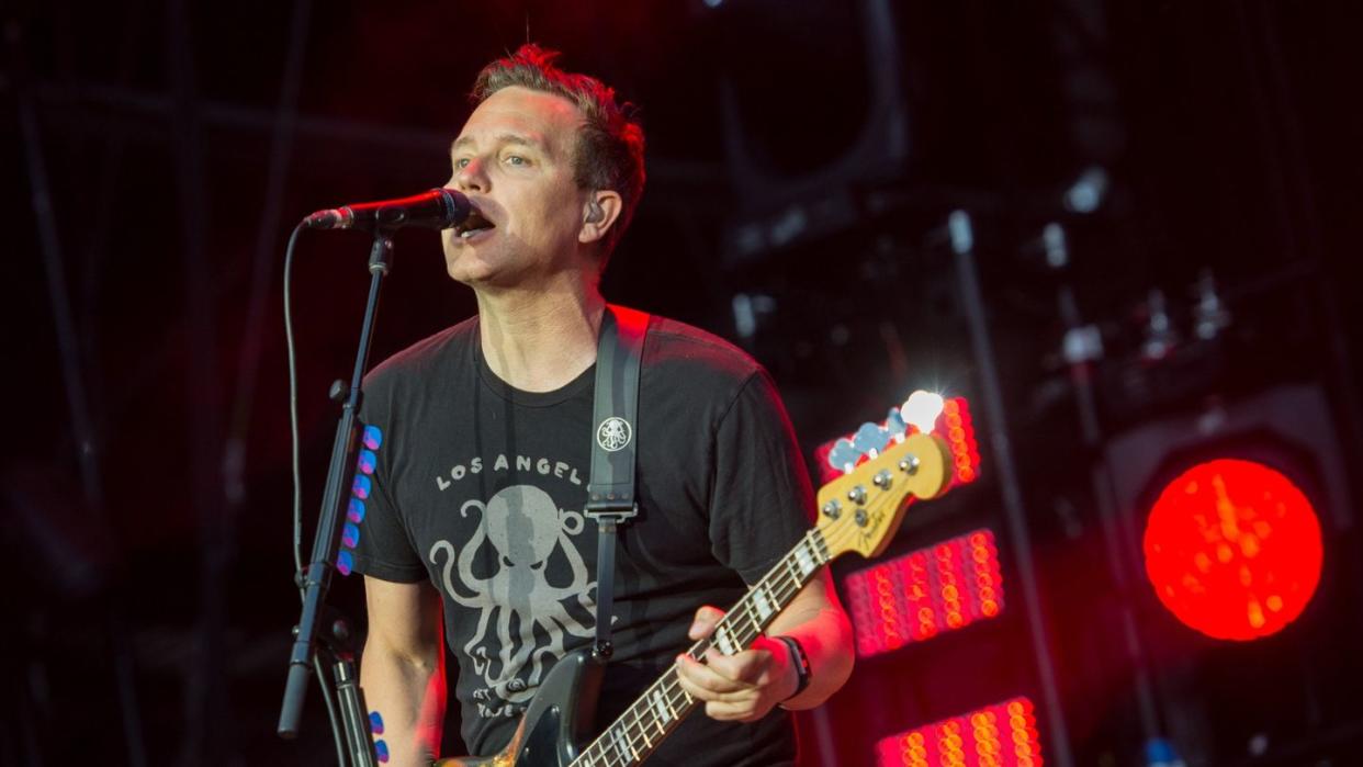 Der Bassist und Sänger der Band «Blink-182», Mark Hoppus (2017).