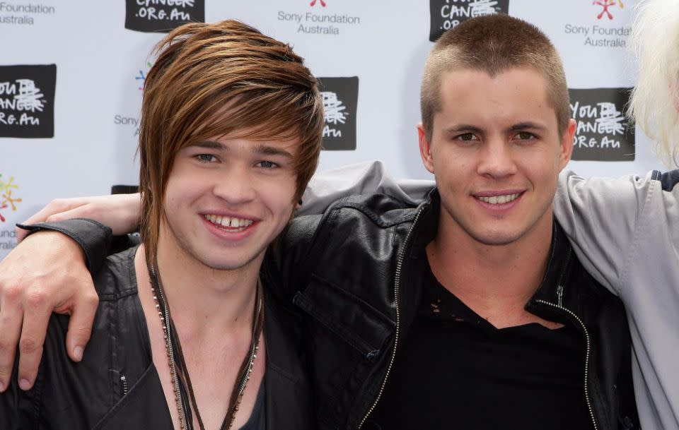 Johnny finished third on The X Factor Australia, with Reece Mastin (pictured) taking out the winning title. Source: Getty