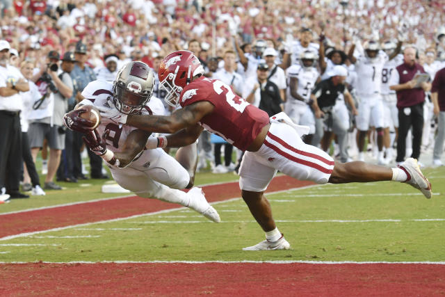 No. 10 Arkansas survives Missouri State upset bid, explodes in fourth  quarter to spoil Bobby Petrino's return 