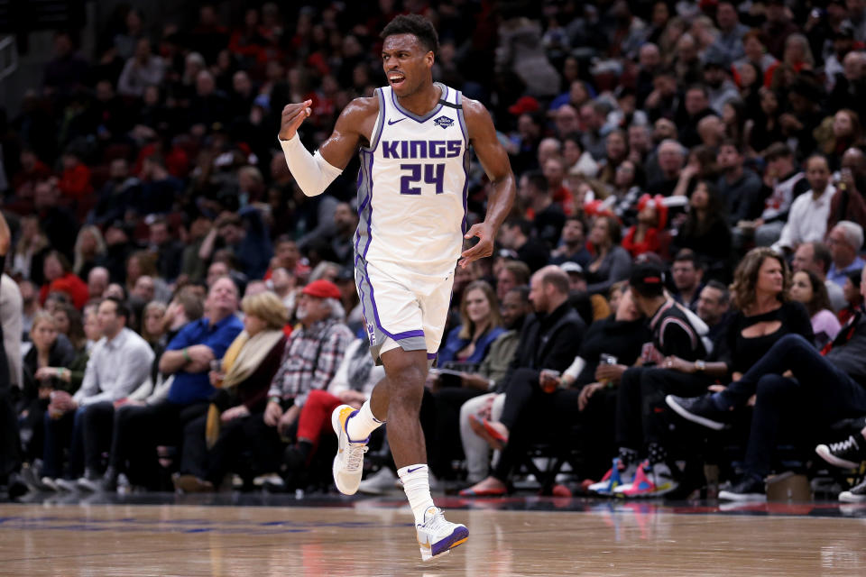 Luke Walton insisted that his decision to start Bogdan Bogdanovic over Buddy Hield on Friday was “not a punishment.” (Dylan Buell/Getty Images)