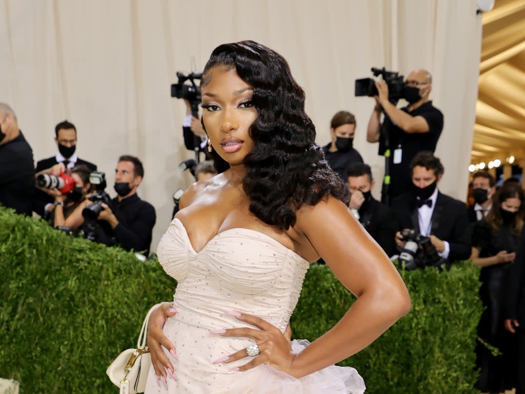 Megan Thee Stallion at the Met Gala (Getty Images)