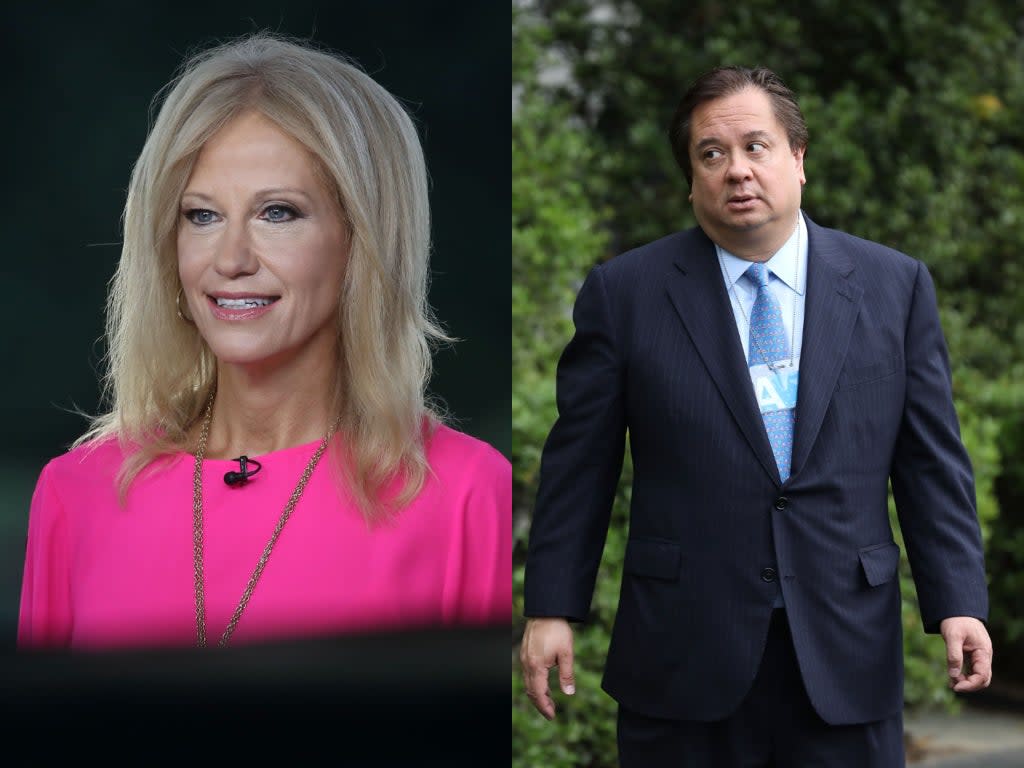 Kellyanne Conway and George Conway  (Getty Images)
