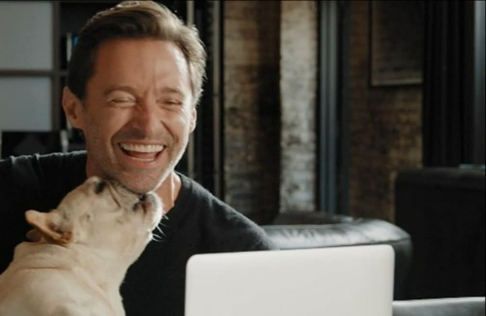 Hugh Jackman is grieving for his beloved pet dog Dali 
(C) Hugh Jackman/Instagram credit:Bang Showbiz