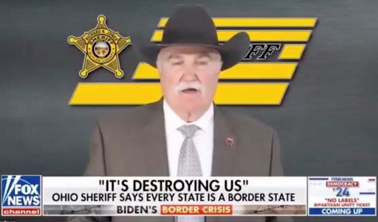 Butler County Sheriff Richard K. Jones in recent Fox News interview.