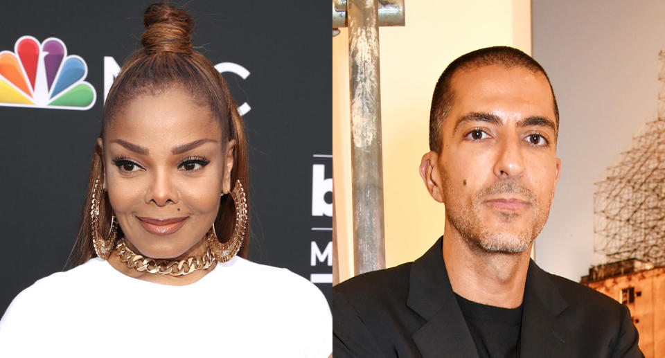 Janet Jackson and Wissam Al Mana. (Photo: Getty Images)