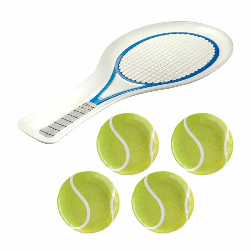 <p><a href="https://go.redirectingat.com?id=74968X1596630&url=https%3A%2F%2Fwww.wayfair.com%2F--%2Fpdp%2Fwinston-porter--beideman-tennis-racket-and-tennis-ball-melamine-platter-set-x112522387-l6316-w001411276.html&sref=https%3A%2F%2Fwww.elledecor.com%2Fshopping%2Fhome-accessories%2Fg44821496%2Ftennis-gifts%2F" rel="nofollow noopener" target="_blank" data-ylk="slk:Shop Now;elm:context_link;itc:0;sec:content-canvas" class="link rapid-noclick-resp">Shop Now</a></p><p>Beideman Tennis Racket and Tennis Ball Melamine Platter Set</p><p>Wayfair</p><p>$44.99</p><span class="copyright">Courtesy of Wayfair</span>