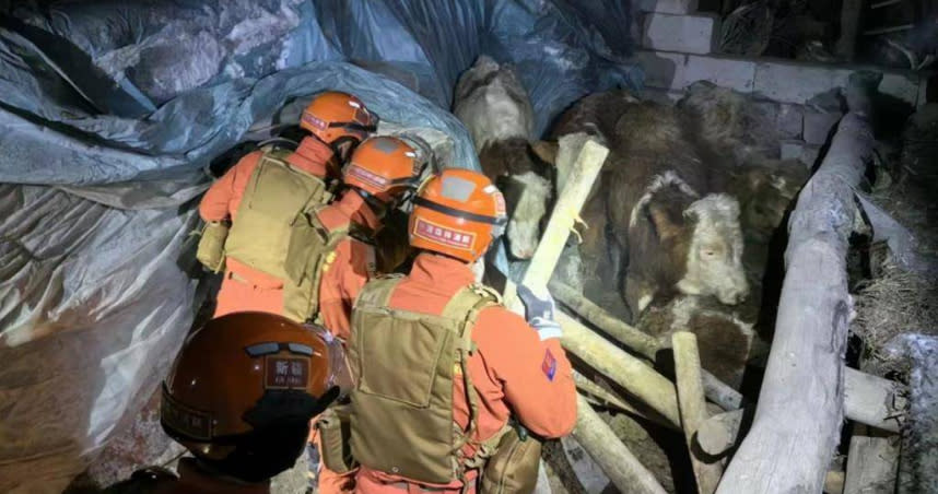 新疆烏什縣規模7.1地震致3人遇難5人受傷。（圖／新華社）