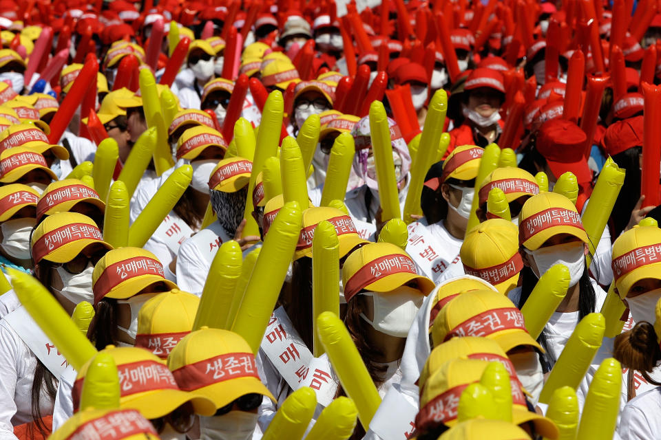 South Korean Prostitutes Protest Against Anti-Sex Law