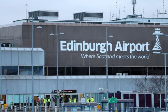 Edinburgh airport evacuation