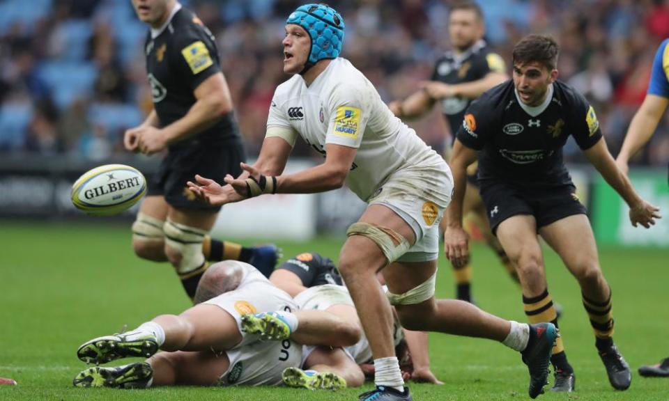 Bath’s Zach Mercer helped keep Wasps at bay.