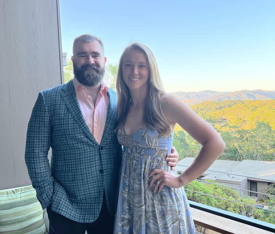 <p>Kylie Kelce/Instagram</p> Jason and Kylie Kelce