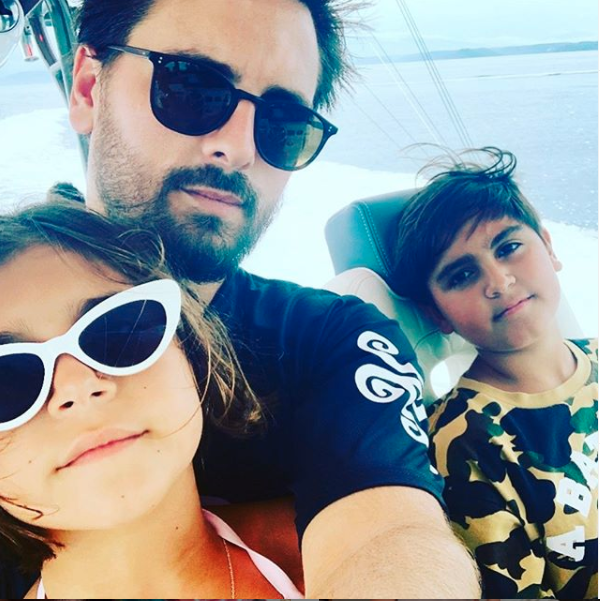 Scott regularly posts pictures of his three children, Mason, Penelope and Reign, to his Instagram account. Photo: Instagram/Scott Disick