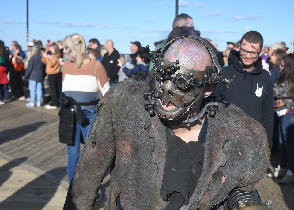 One of the creepy creatures at the 2022 Asbury Park Zombie Walk.