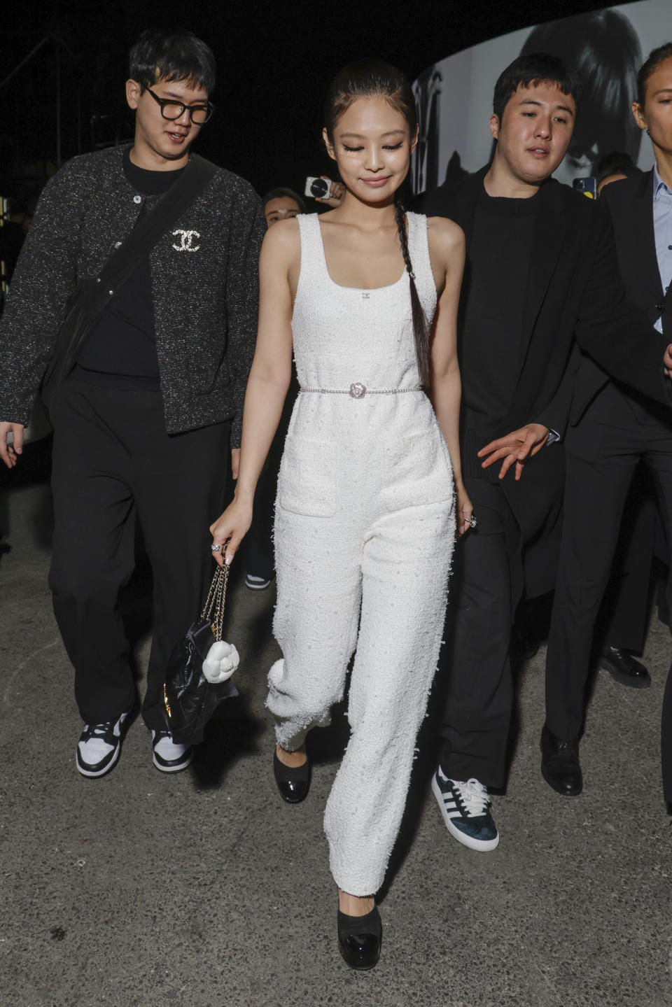 Jennie attends the Chanel Fall/Winter 2023-2024 ready-to-wear collection presented Tuesday, March 7, 2023 in Paris. (Vianney Le Caer/Invision/AP)