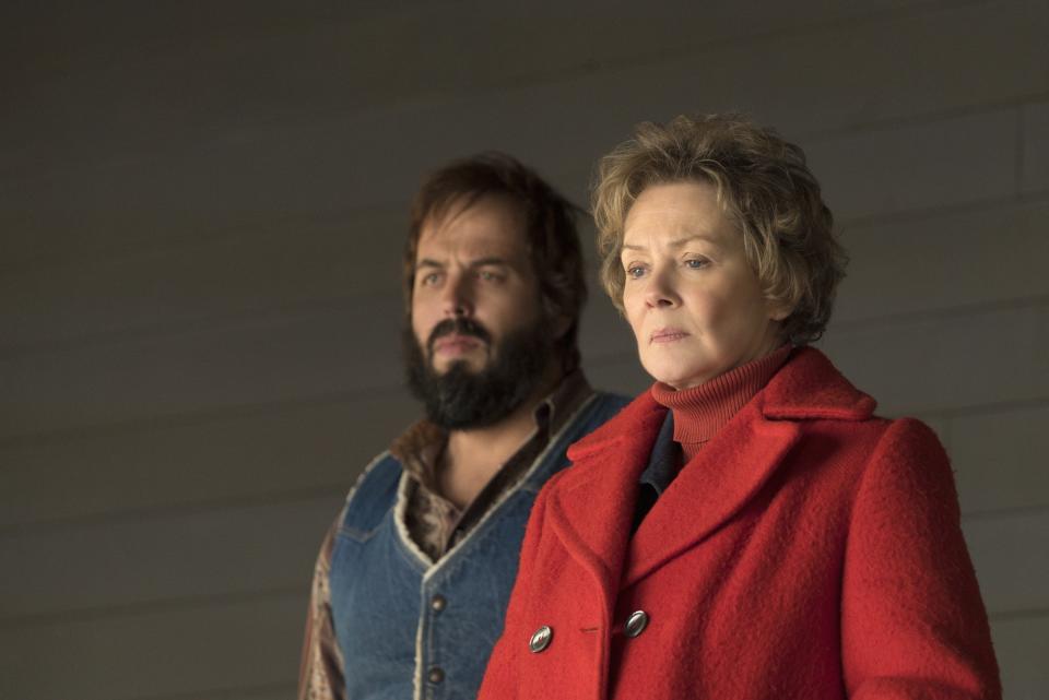 Angus Sampson and Jean Smart in season two of Fargo