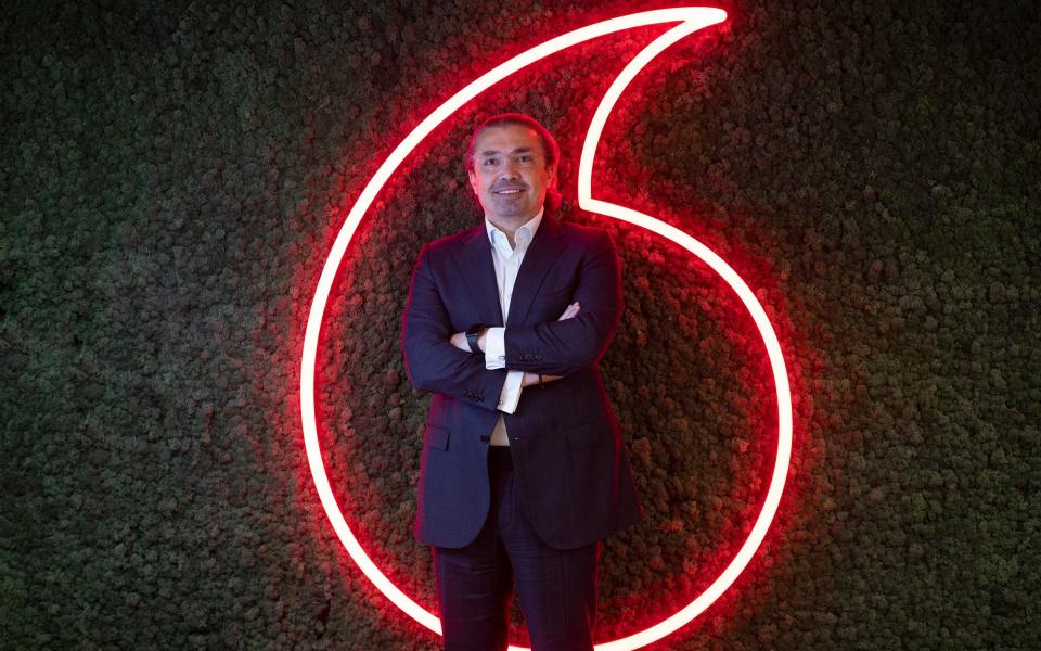 Ahmed Essam chief executive of Vodafone UK. - Eddie Mulholland