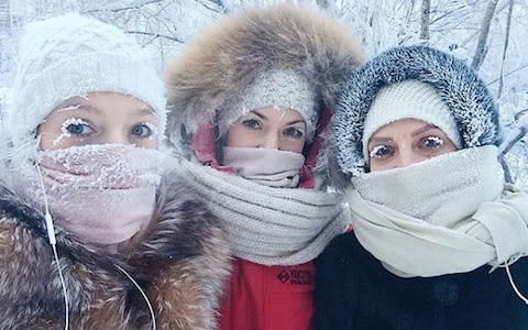 Oymyakon thermometer world's coldest village  - Credit:  Instagram/@anastasiagav