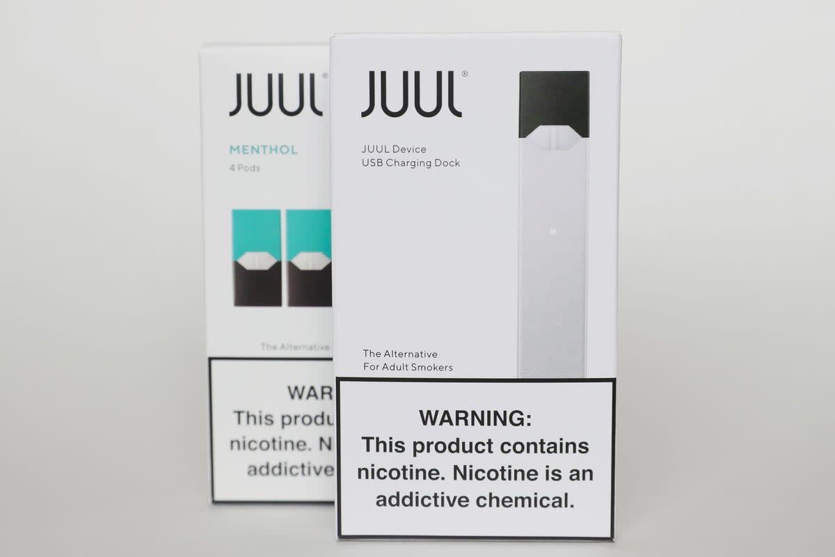 FDA Juul (Copyright 2020 The Associated Press. All rights reserved.)