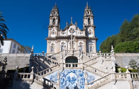 The sanctuary of Nossa Senhora dos Remédios - Credit: Getty