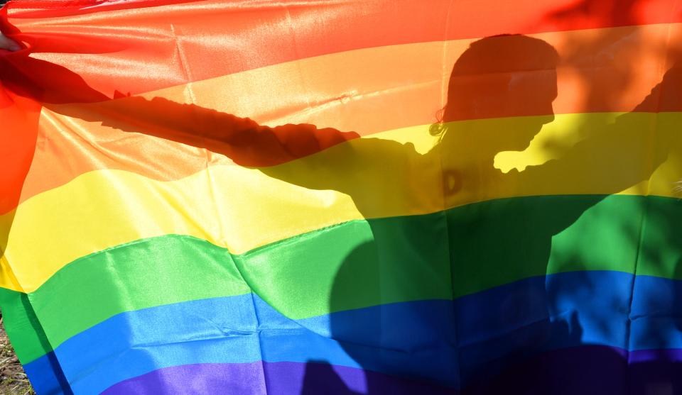 <p>The rainbow LGBTQ Pride flag can now fly over US embassies once again, thanks to a directive from the State Department</p> (AFP via Getty Images)