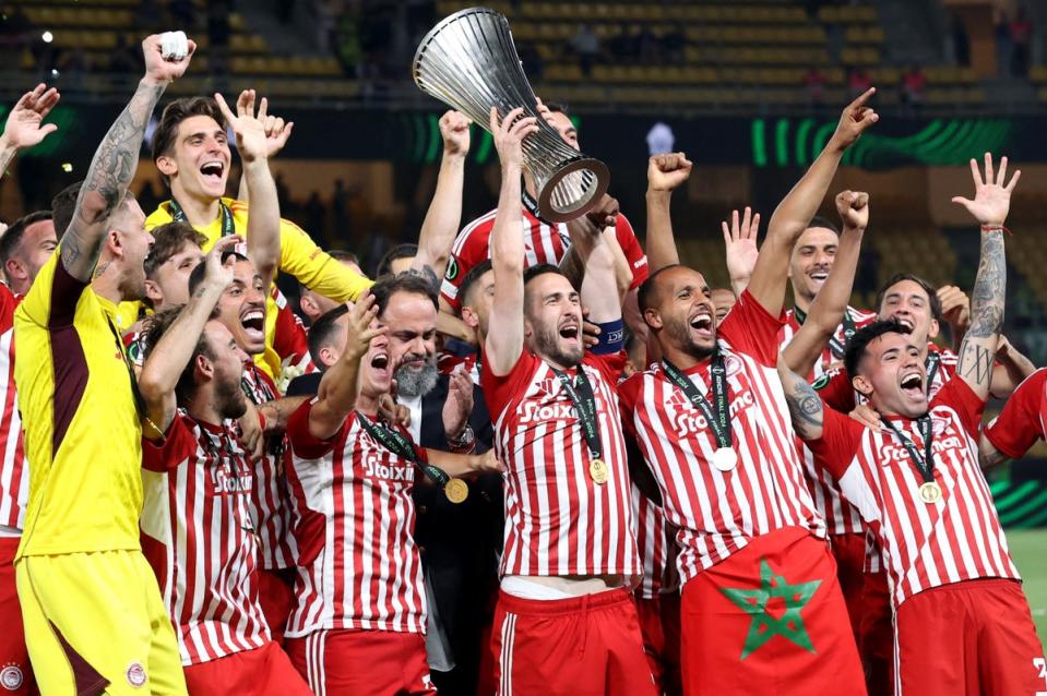 History made: Olympiacos (REUTERS)