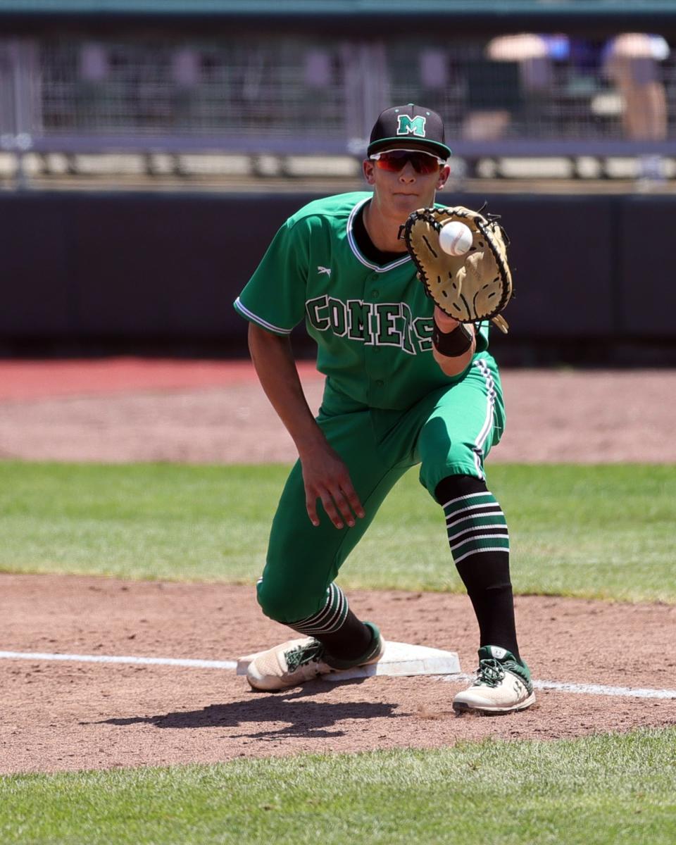 Mason's Jacob Hanley leads the Comets in pitching wins and home runs as a hitter.