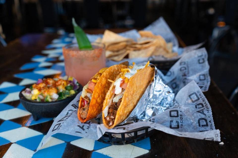 For Crave Taco Week, Condado Tacos at The Summit at Fritz Farm will offer Kewl Ranch or Firecracker hard shell with choice of Tex-Mex ground beef, roasted chicken or veggie chorizo & poblanos.