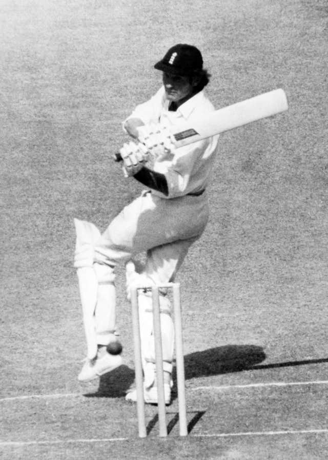 Skipper Mike Denness top scored, but could not secure a place in the 1975 World Cup final for his team