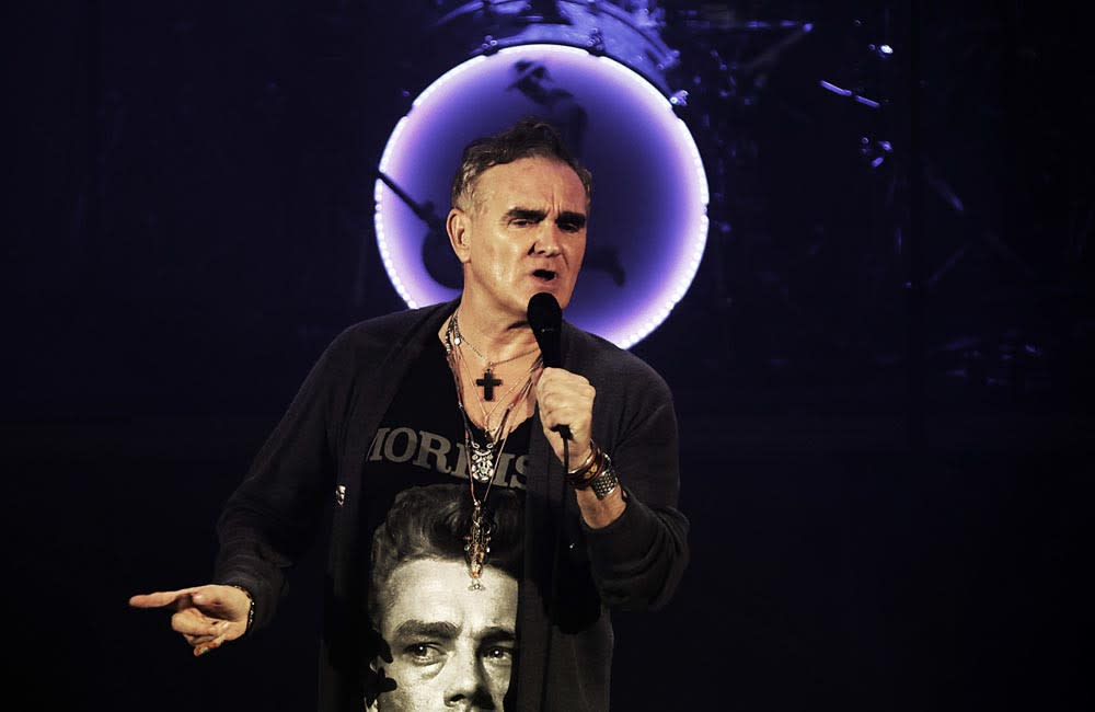 Morrissey's album has been delayed credit:Bang Showbiz