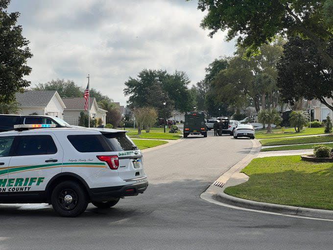 After a standoff that lasted over 20 hours, the man barricaded inside a home in The Villages has surrendered.