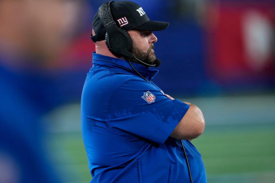 Giants Head Coach Brian Daboll and his team had a game to forget, losing to the Dallas Cowboys, 40-0, Sunday, September 10, 2023.