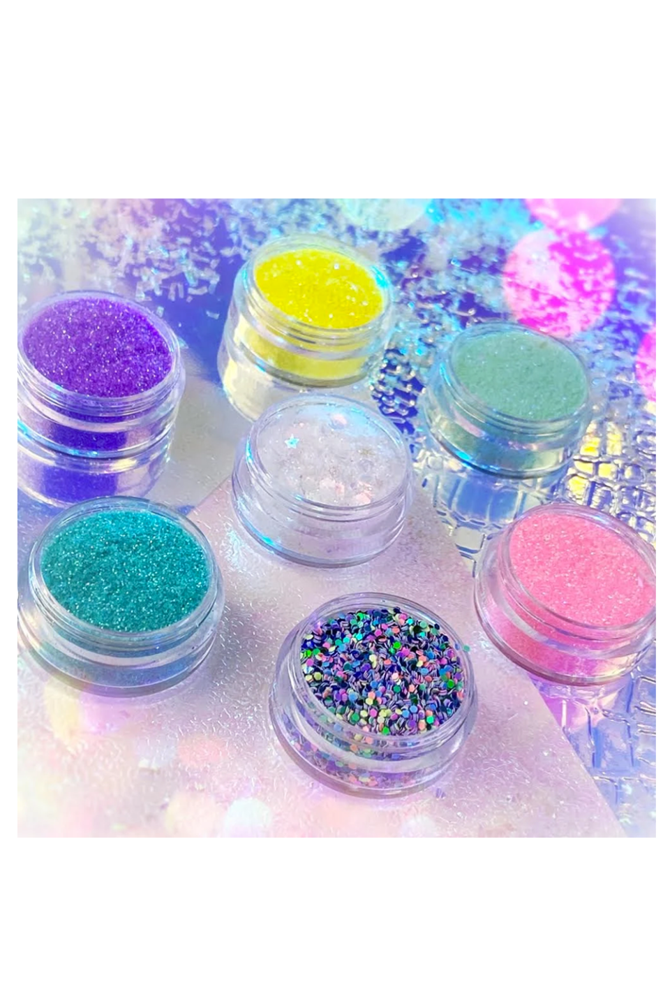 7) Mida Cosmetics Queremos Pastel Glitter Collection