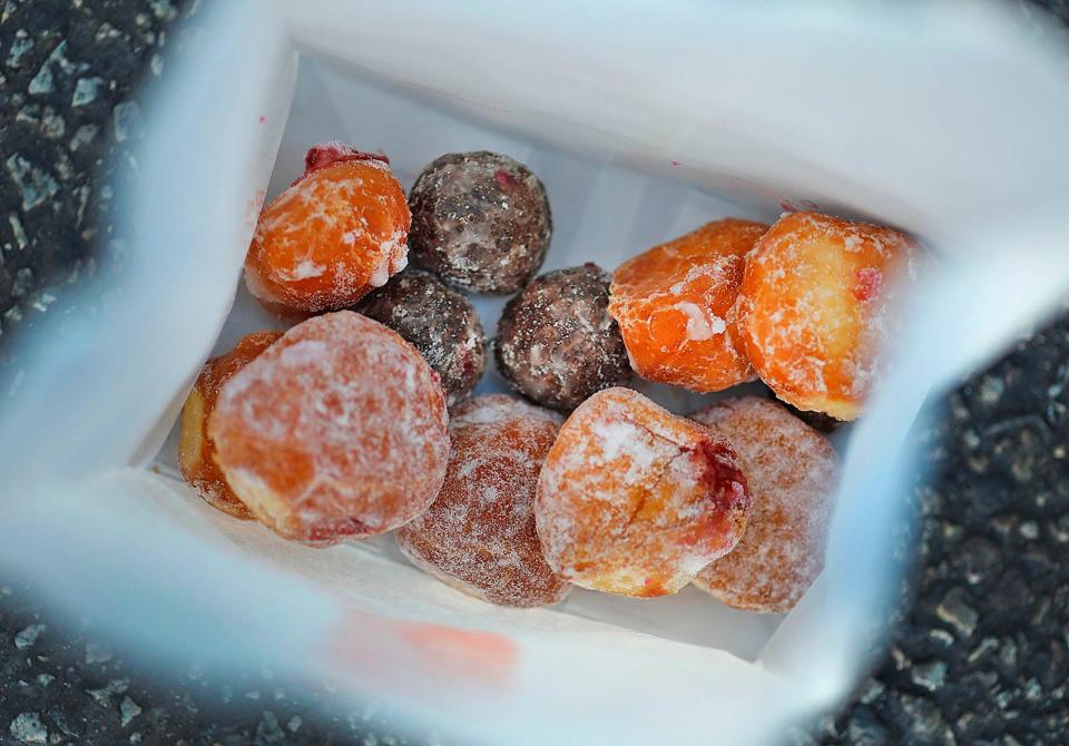 Dunkin' Munchkins are sometimes called "doughnut holes." Capt. Hanson Gregory is credited with being the first to punch holes in doughnuts.