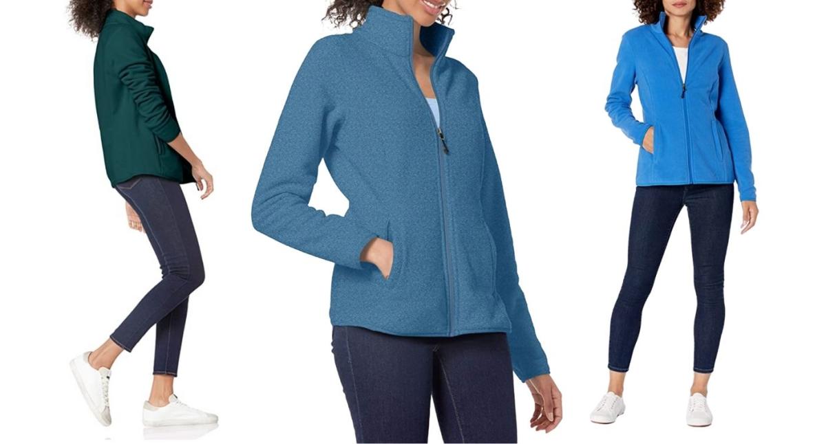 $28  Essentials fleece jacket is perfect for fall weather