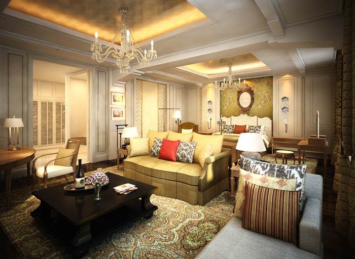 The Hermitage's Presidential Suite: The Hermitage boasts 90 rooms and suites with a contemporary intrepretation of 1920s heritage style with an opening rate starting from US$233. (Image courtesy of The Hermitage Jakarta)